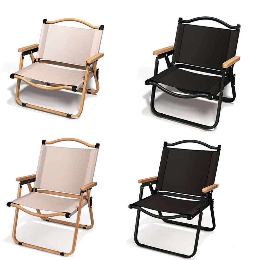 휴대용 캠핑 의자, 알루미늄 합금 목재 그레인 접이식  - Outdoor Furniture Cheap 리뷰 및 가격