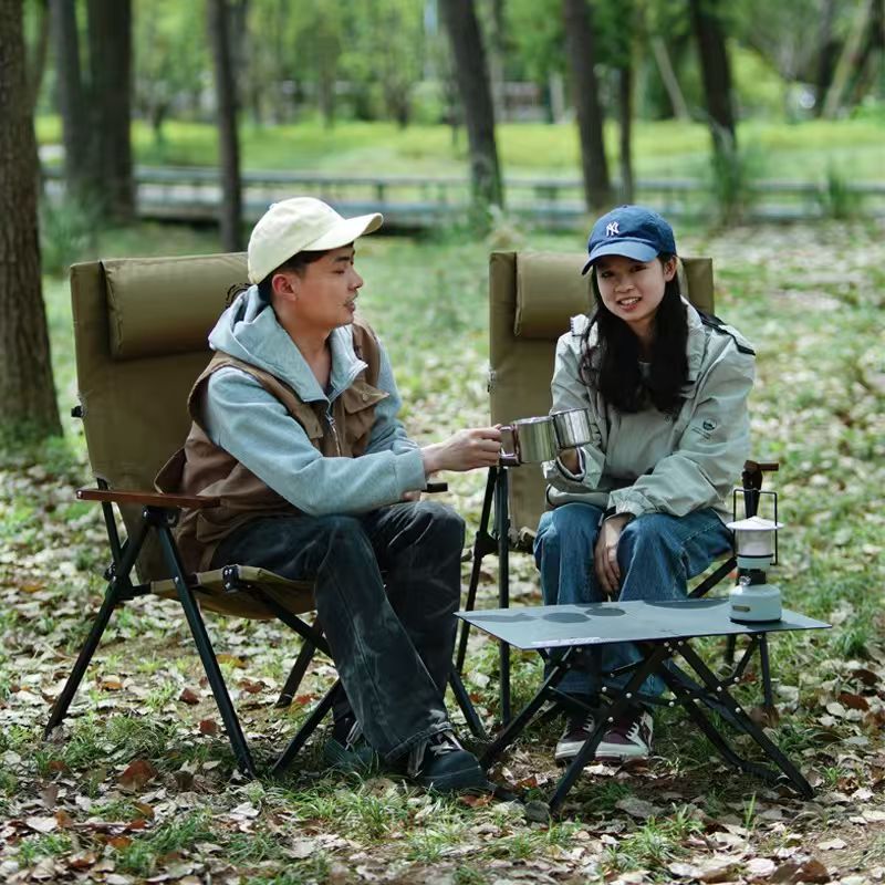 접이식 하이백 비치 캠핑 의자 4단계 조절 가능 철제  - Outdoor Furniture Cheap 리뷰 및 가격