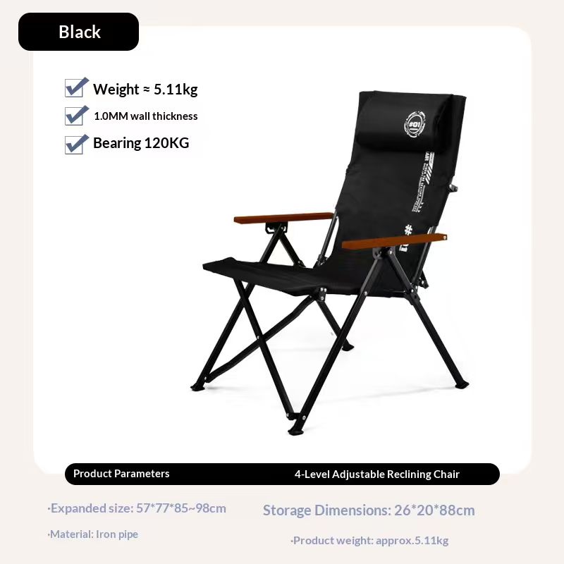 접이식 하이백 비치 캠핑 의자 4단계 조절 가능 철제  - Outdoor Furniture Cheap 리뷰 및 가격