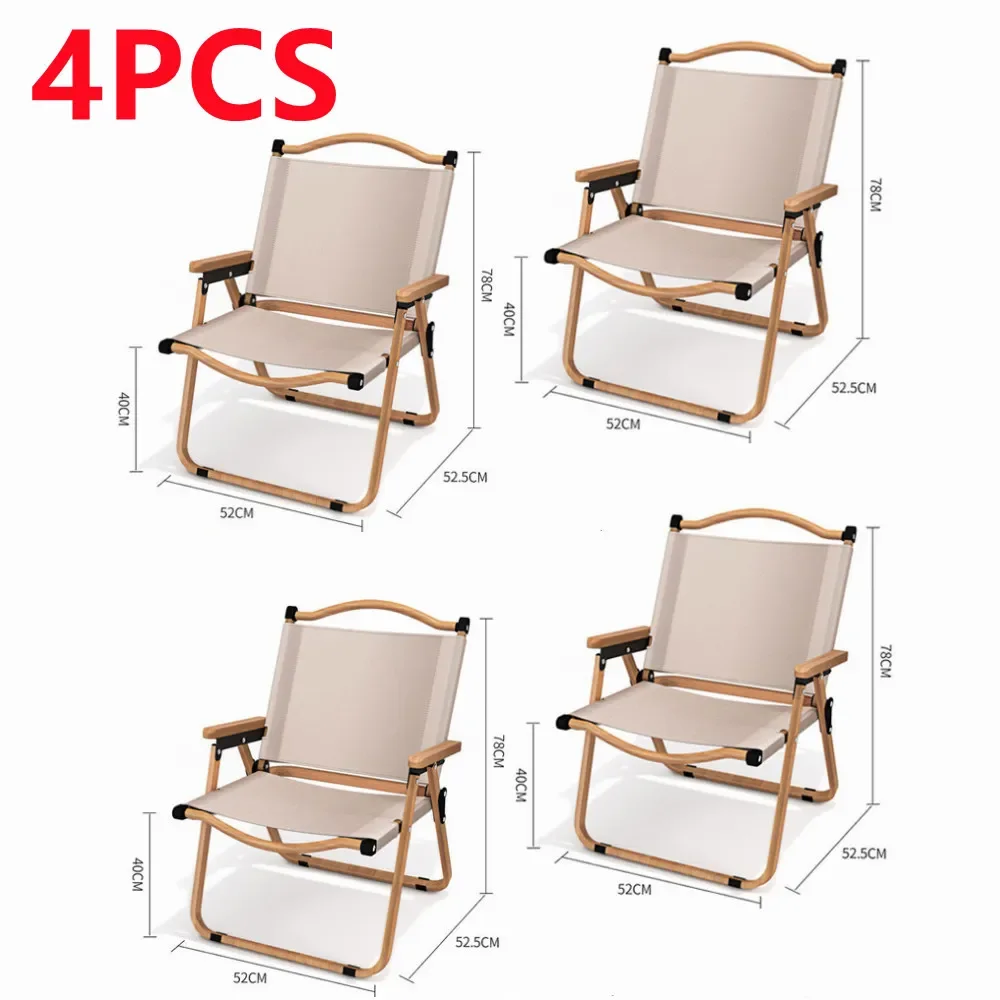 알루미늄 합금 우드 그레인 접이식 의자, 휴대용 야외  - Outdoor Furniture Cheap 리뷰 및 가격