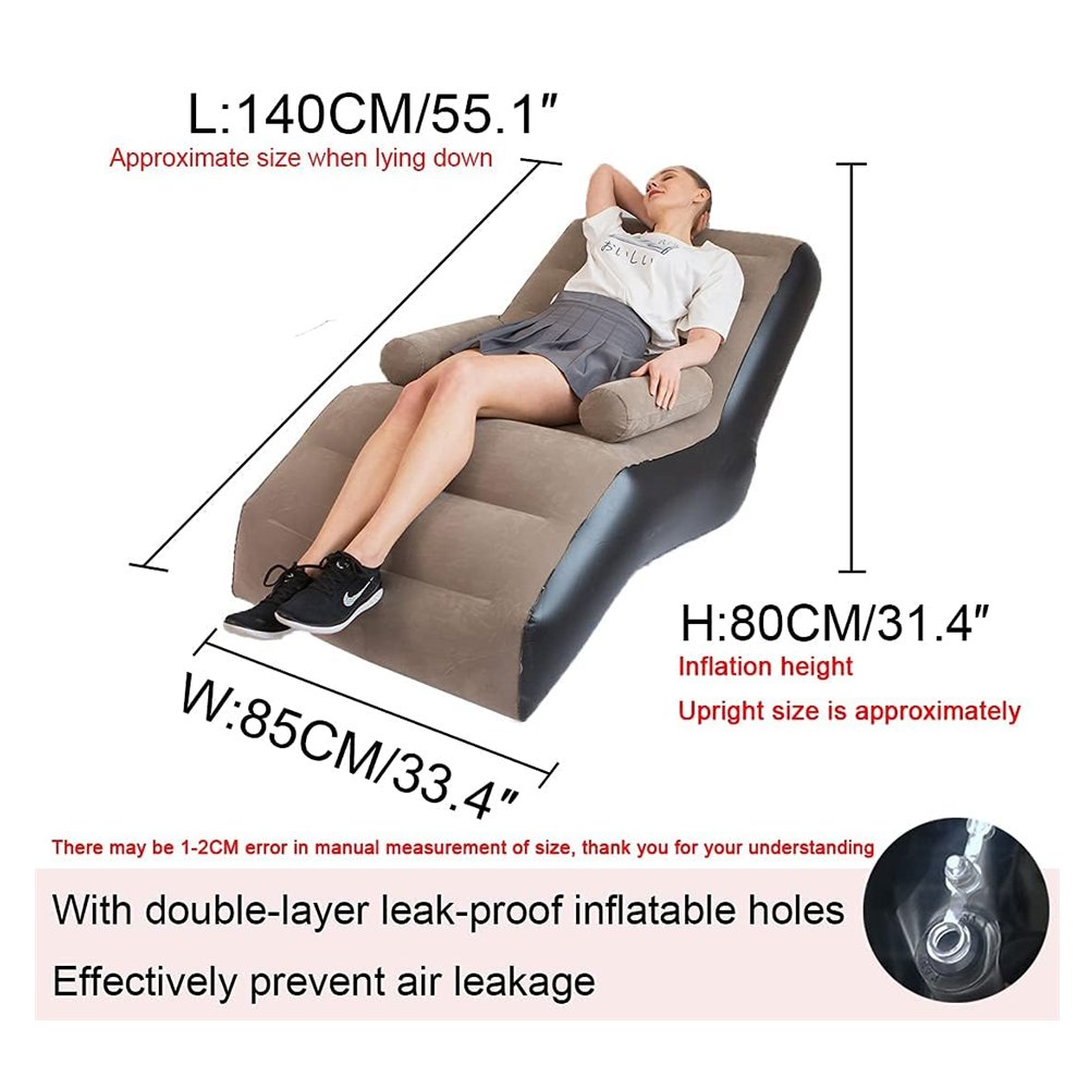 접이식 게으른 소파, 풍선 라운지 의자 두꺼운 내구성  - Outdoor Furniture Cheap 리뷰 및 가격